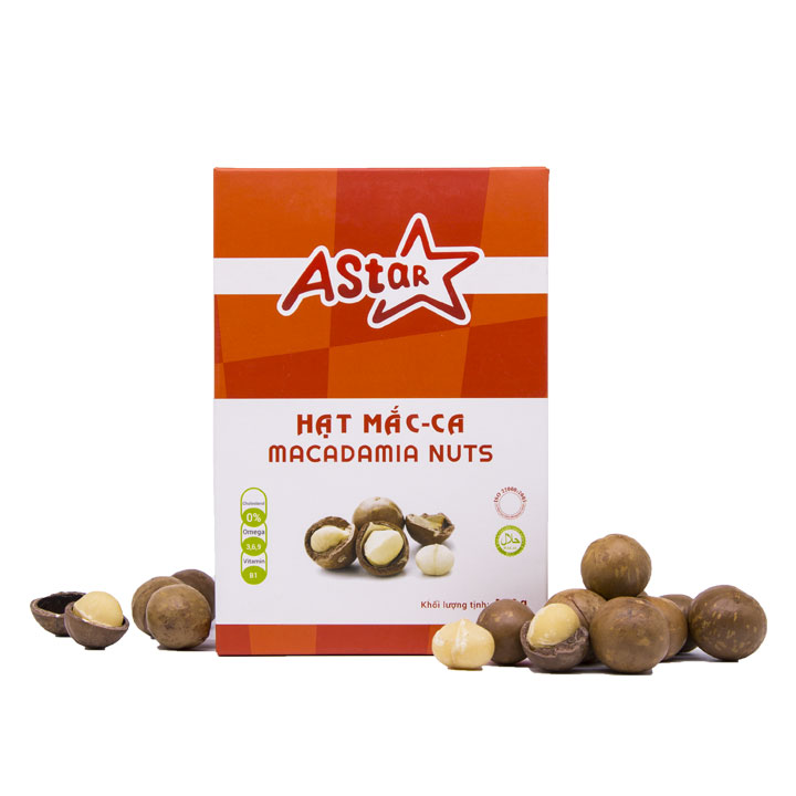 Hạt Mắc Ca Úc Cao Cấp Loại 1 Nhập Khẩu ASTAR 151g
