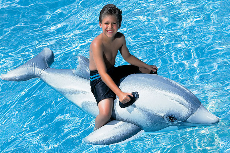 Phao Bơi Hình Cá Heo Ngộ Nghĩnh Cho Bé 58535 Intex