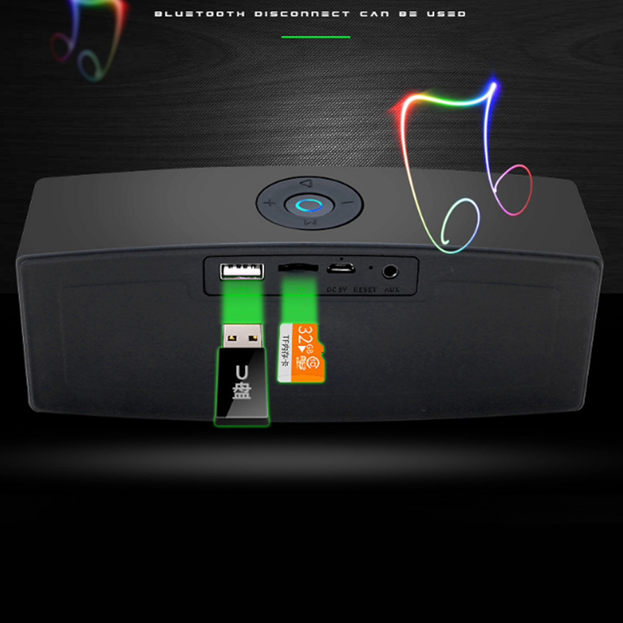 Loa Bluetooth Siêu Trầm F23 Hỗ Trợ Thẻ Nhớ, USB, Jack 3.5, Đàm Thoại