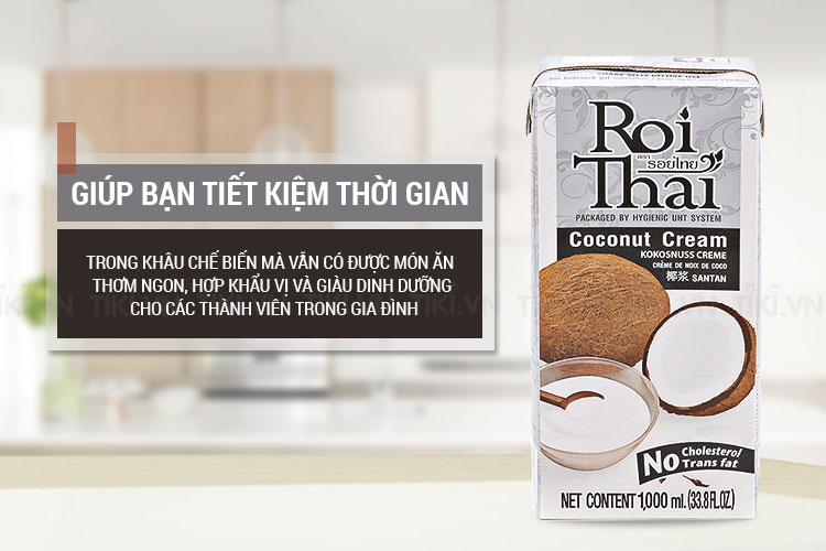 Nước Cốt Dừa Đậm Đặc Roi Thai (1Lít)