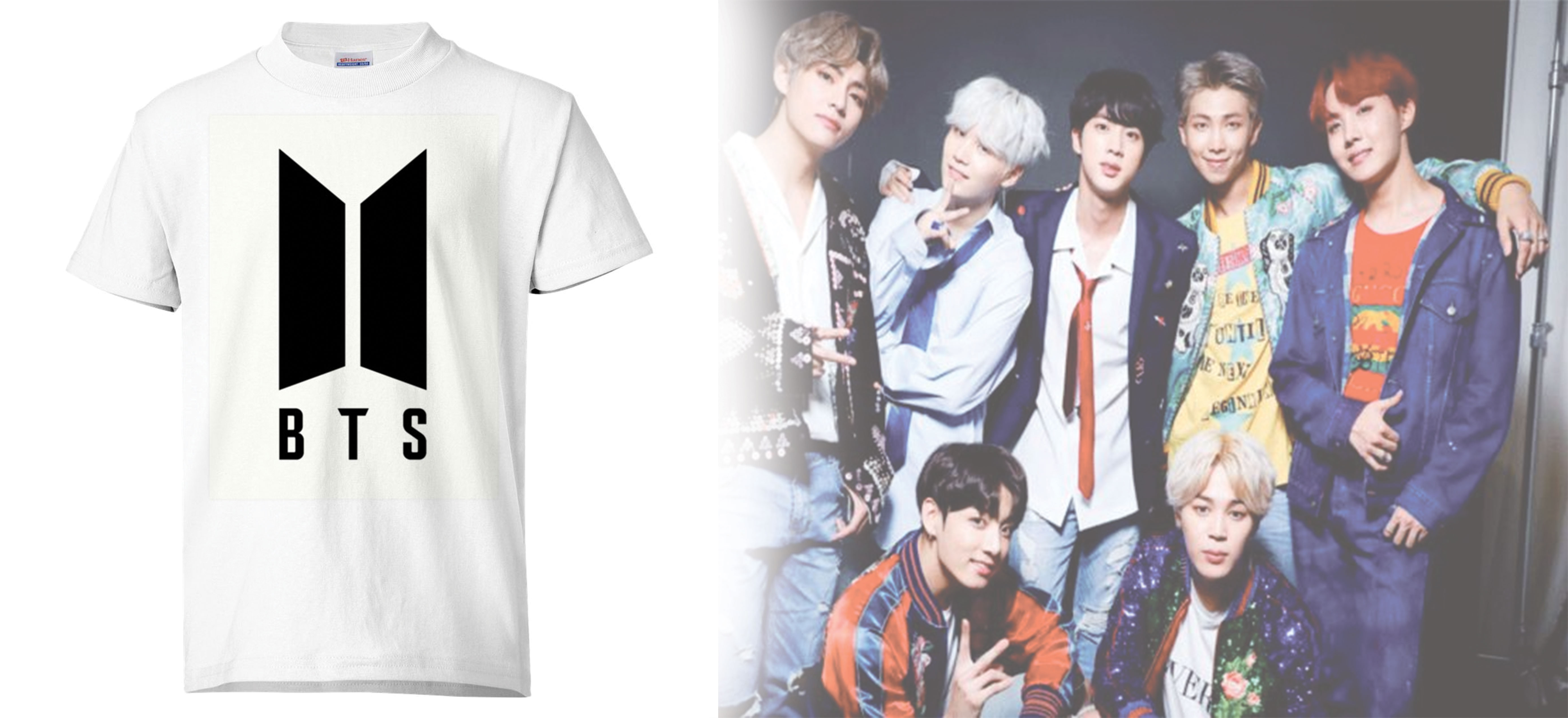 Áo Thun Logo BTS