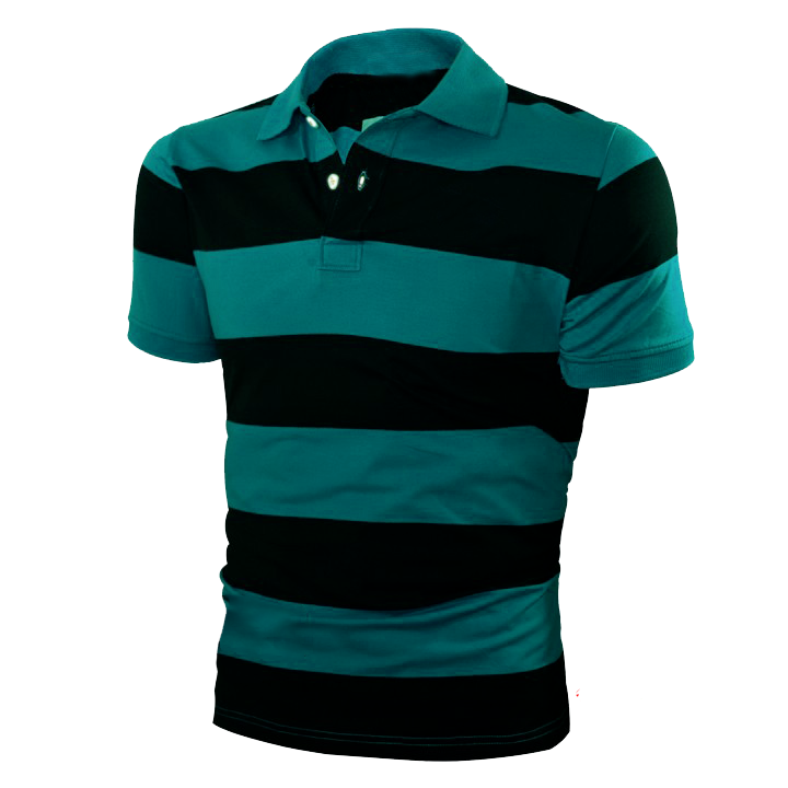 Áo Thun Polo Kỵ Sĩ Sọc Ngang ZR0764.(3)(12) Xanh Ngọc