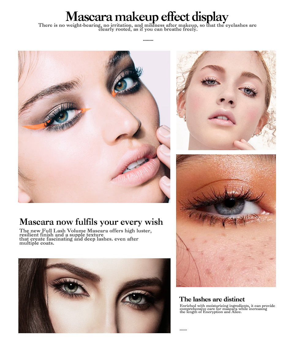 Mascara O.TWO.O 3D Fiber Lash Mascara Waterproof