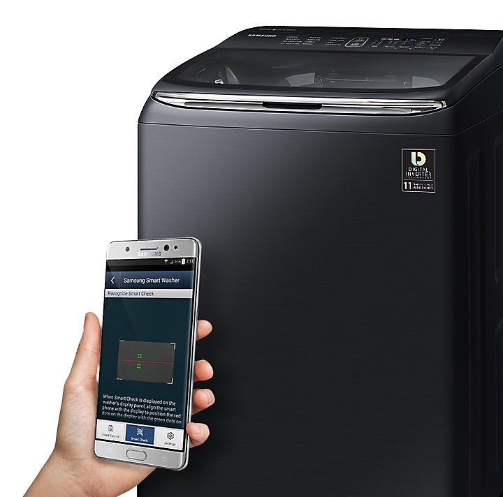 Máy giặt cửa trên Inverter Samsung WA21M8700GV/SV (21kg)