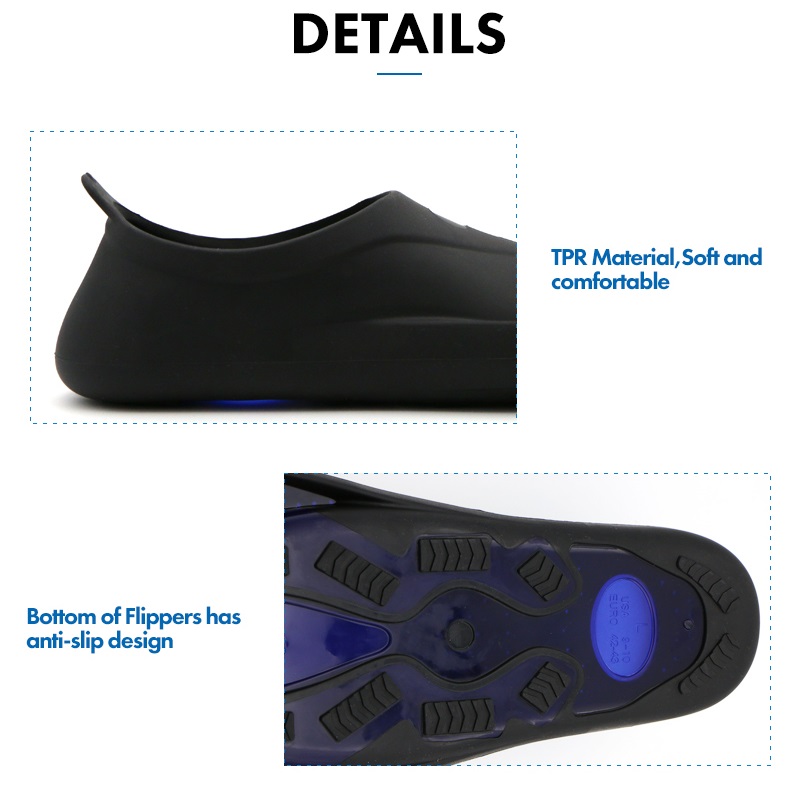 Chân nhái lặn biển AF-680, chân vịt lặn biển, chất liệu silicone ôm chân thoải mái vận động - POKI