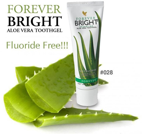 Combo Sáp khử mùi không chứa muối nhôm Aloe Ever – Shield (#067) và Kem Đánh Răng Lô Hội Forever Bright Toothgel (#028)
