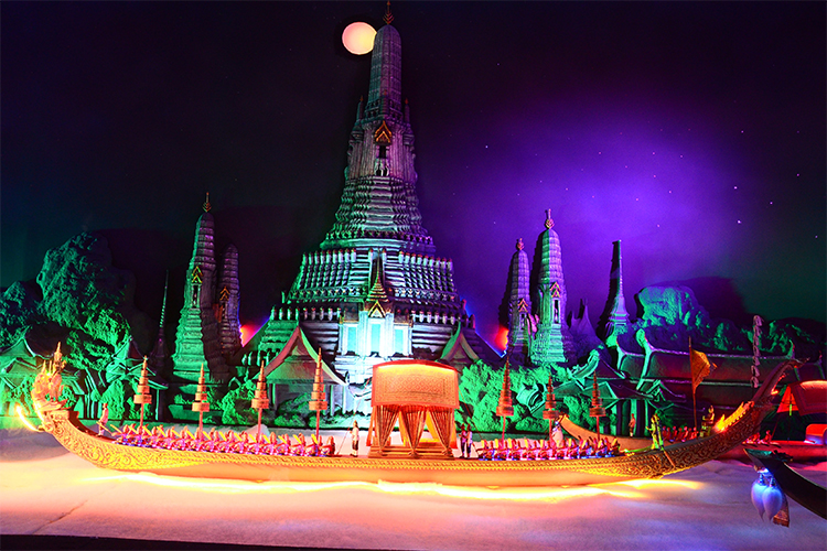 Vé Miniature Thai Royal Barge Pattaya
