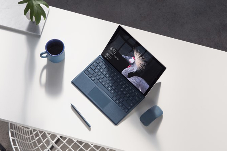 Microsoft FJT-00012 Surface Pro 2017 i5-7300U RAM 4GB SSD 128GB/ Win10 (12.3 inch) - Hàng Chính Hãng (Silver)