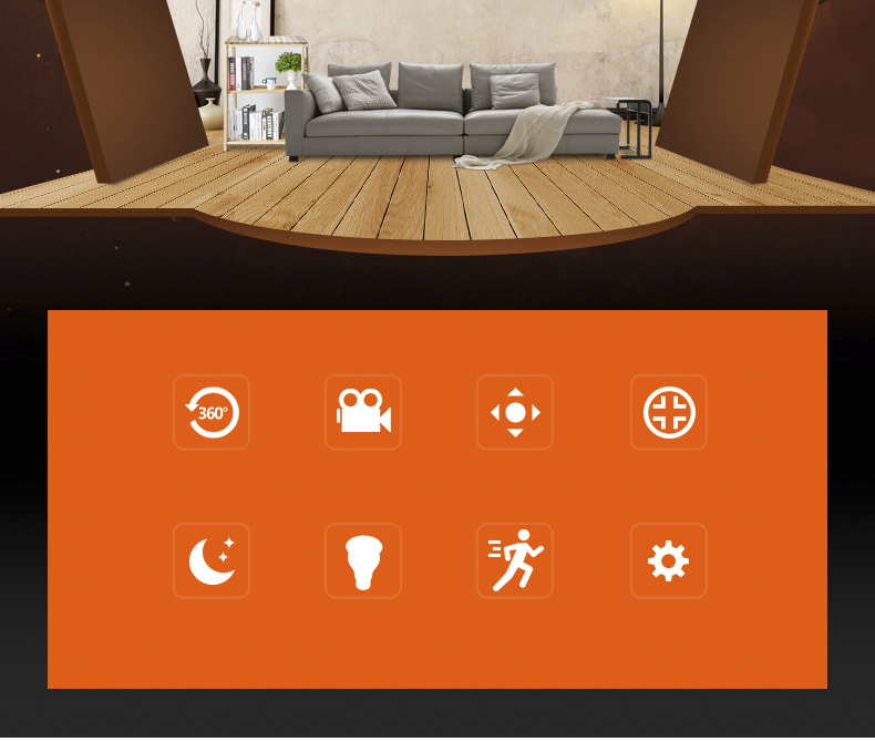 Đèn Camera Giám Sát Không Dây 360 Độ Xiongmai XM 1080p HD Kết Nối Wifi Điều Khiển Từ Xa Bằng Màn Hình Điện Thoại