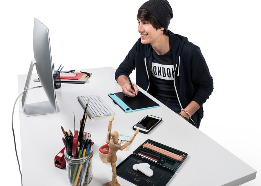 Bảng Vẽ Wacom Intuos Art Small CTH-490 - Hàng Chính Hãng