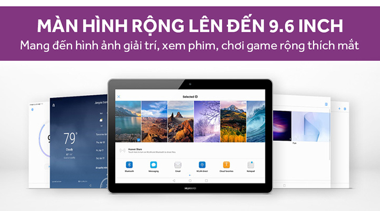 Máy Tính Bảng Huawei MediaPad T3 10 WIFI/3G/4G (2017) - Hàng Chính Hãng