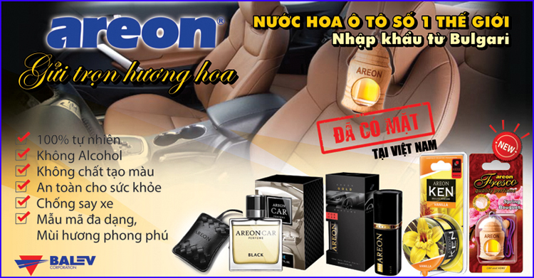  Sáp thơm ô tô hương vani – Areon Ken Vanilla (NHẬP KHẨU BULGARIA)