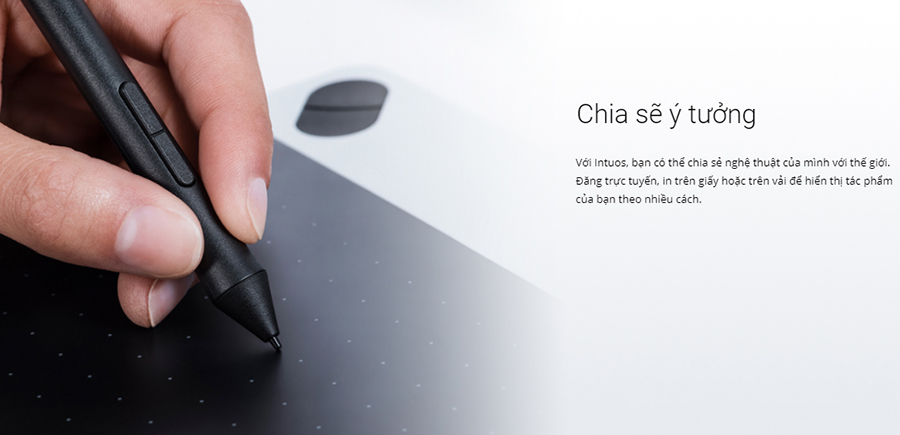 Bảng Vẽ Wacom Intuos Draw CTL-490 - Hàng Chính Hãng