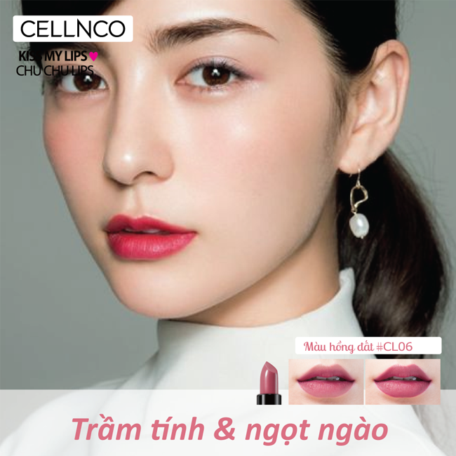 Son Màu Dưỡng Ẩm Không Chì Cellnco (3.5g)