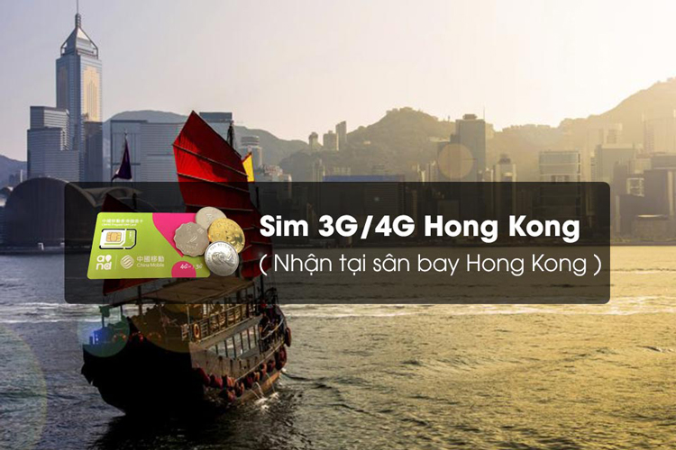 Sim 3G Hong Kong Sử Dụng 8 Ngày (Nhận Tại Sân Bay Quốc Tế Hong Kong)