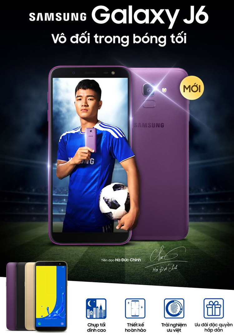 Điện Thoại Samsung Galaxy J6 - Hàng Chính Hãng