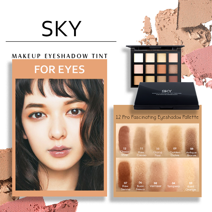 Phấn Mắt 12 Màu Sky Pallette
