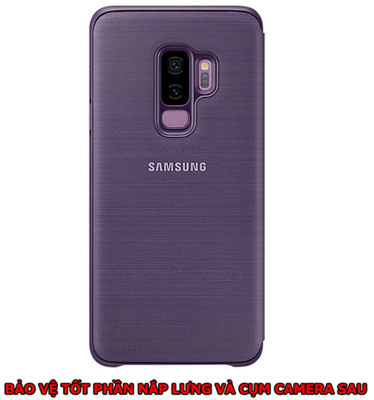 Bao Da Samsung LED View Galaxy S9 Plus  - Hàng Chính Hãng