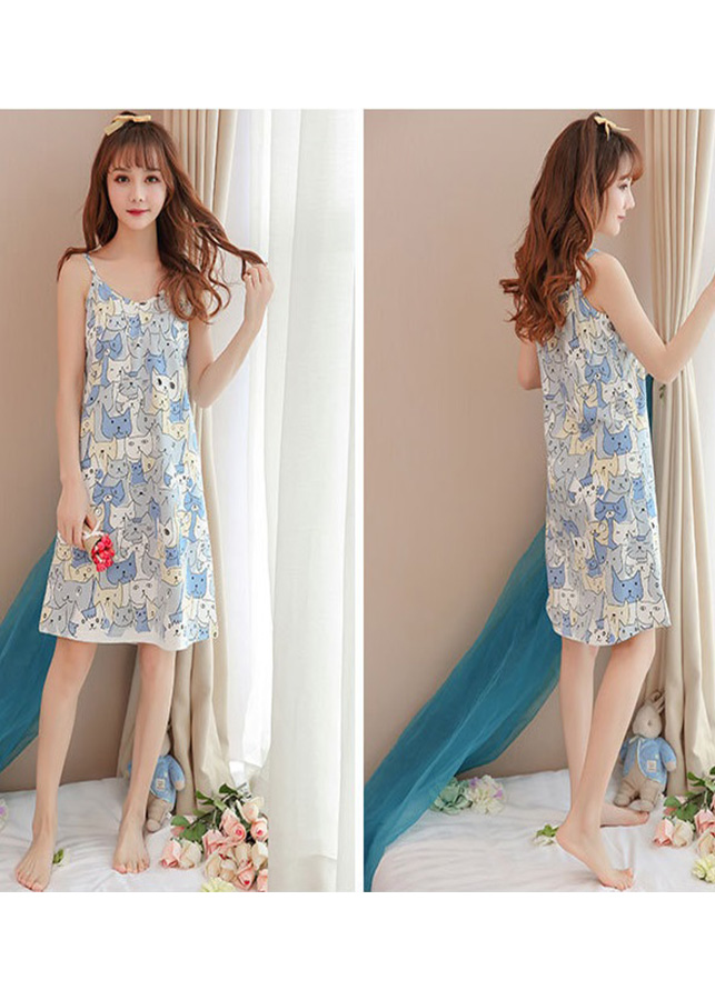 đầm mặc nhà hình mèo xinh xắn vn17