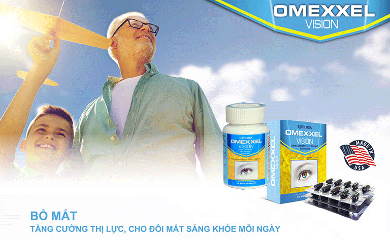 Viên Uống Bổ Mắt Omexxel Vision (Lọ 30 Viên) - Chính Hãng Hoa Kỳ