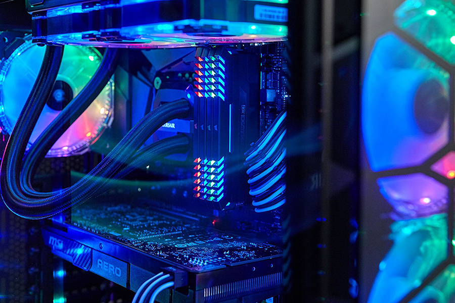 Bộ 2 Thanh RAM PC Corsair Vengeance RGB 8GB DDR4 2666MHz LED RGB - Hàng Chính Hãng