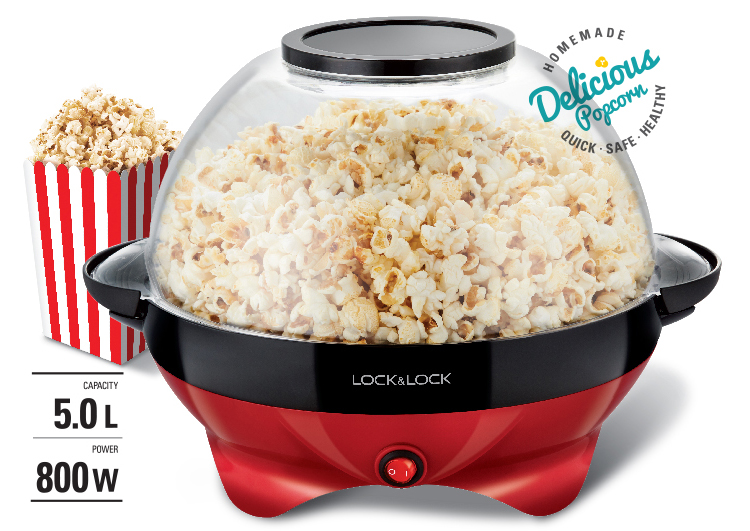 Máy Làm Bắp Rang Popcorn Machine Lock&Lock EJQ121 (800W)