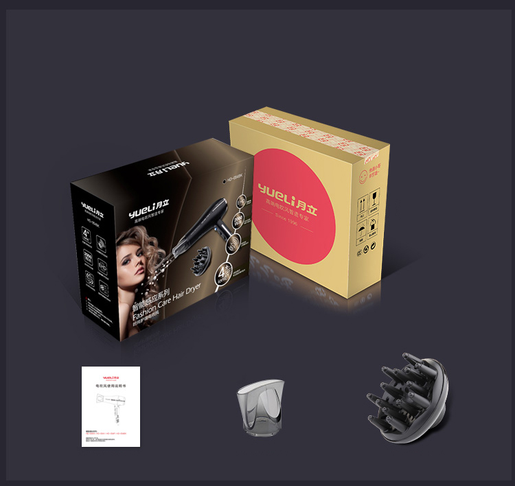 Máy Sấy Tóc Thông Minh Công Suất Cao Với Lượng Nhiệt Ổn Định Gấp 4 Lần HD-054W (Yueli) - Trắng