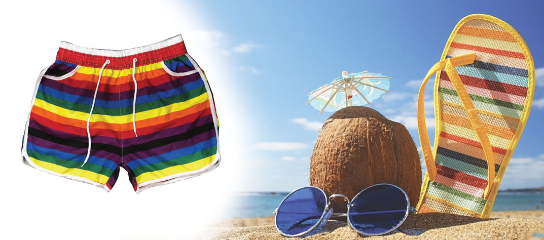 Quần Đi Biển Nữ Cầu Vồng