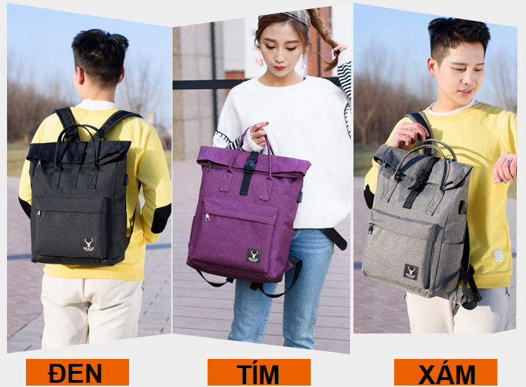 BaLo Quay Nhôm Xách Cao Cấp Praza BL165(Tím)