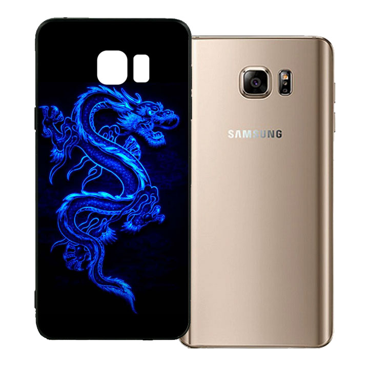 Ốp lưng viền TPU cao cấp cho Samsung Galaxy Note 5 - Dragon 01