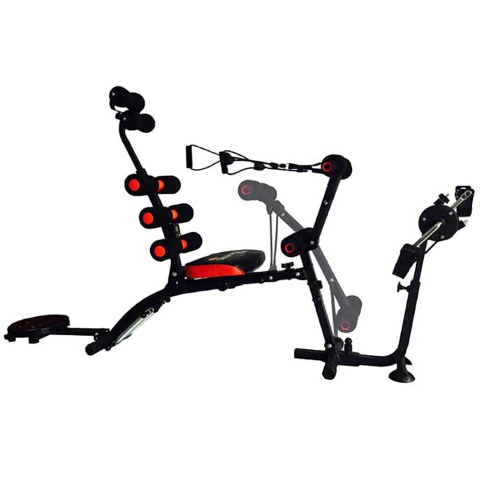 Combo Máy tập cơ bụng đa năng six pack care 2018 + Máy massage xung điện EMS