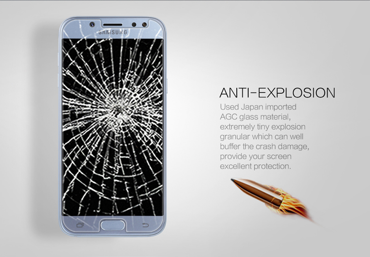 Miếng Dán Cường Lực Samsung Galaxy J7 Pro Độ Cứng 9H Nillkin - Hàng Chính Hãng