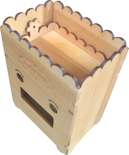 Hộp khăn giấy KG03 (gỗ sao)