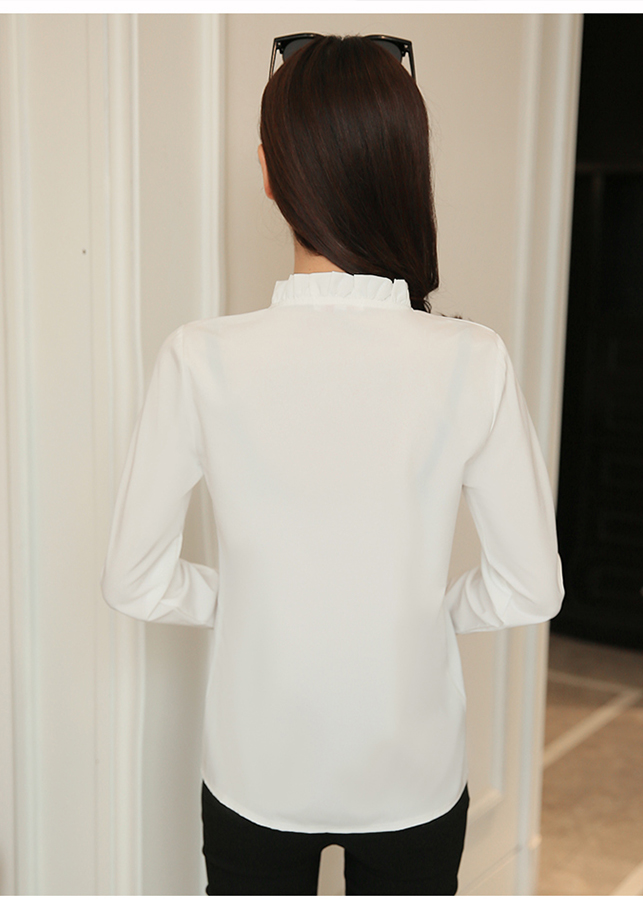 Sơ mi nữ công sở cổ trụ sm118