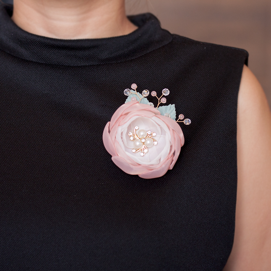 Cài áo RY-A 74091-1 ( Hồng / Xanh)