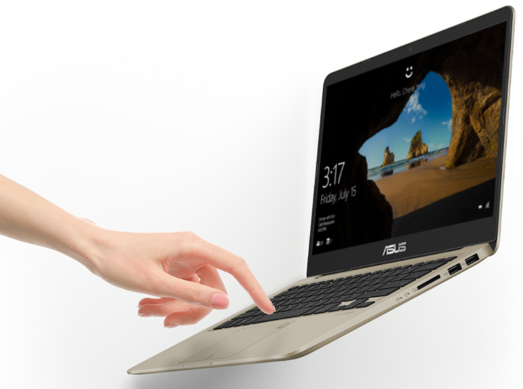 Laptop Asus Vivobook 14 A411UA-EB678T Core i5-8250U/ Win10 (14 inch) - Gold - Hàng Chính Hãng