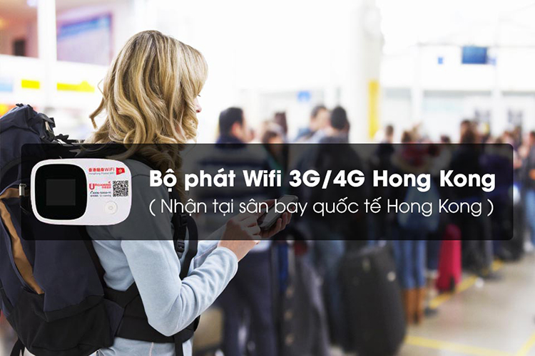 Bộ Phát Wifi 3G Hong Kong (Nhận Tại Sân Bay Quốc Tế Hong Kong)