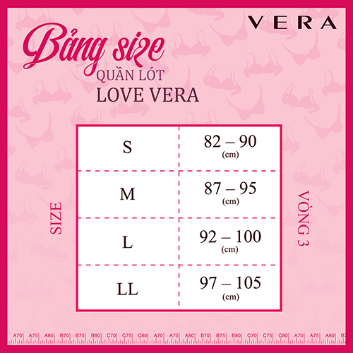 Combo 5 Quần Lót Cotton Vera VBQB8387