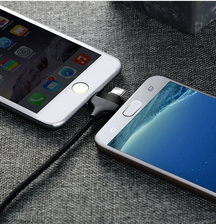 Cáp Sạc 3 Trong 1 Joyroom S-L317 Lingtning/MicroUSB/TypeC