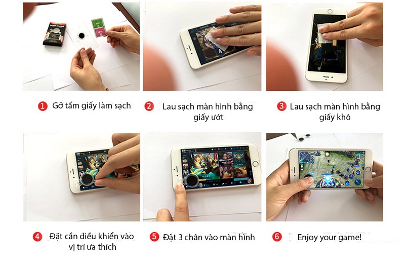 Cần điều khiển Joystick Nano thế hệ 6 2018 cho Android, iOs iPhone, iPad hiệu Promax N6