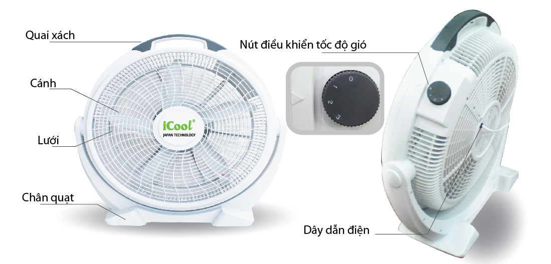 Quạt Đế Sàn iFan IC-138