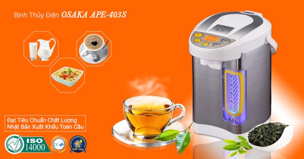 Bình Thủy Điện Osaka APE-403S (4 lít)
