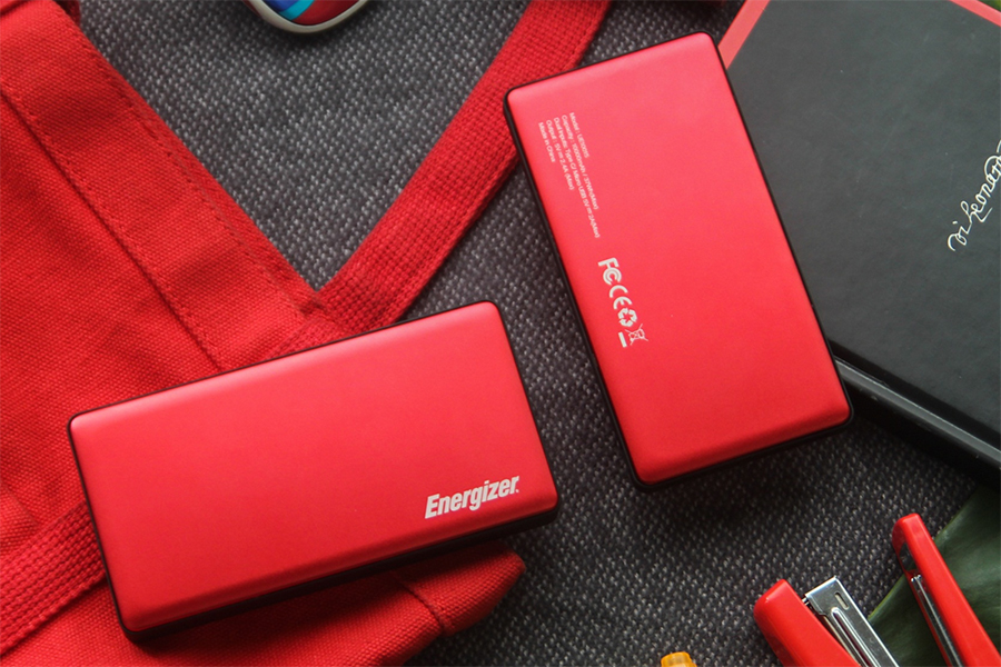 Pin Sạc Dự Phòng Energizer 15.000mAh QC 3.0 UE15002CQRD Limited Edition (Đỏ) - Hàng Chính Hãng