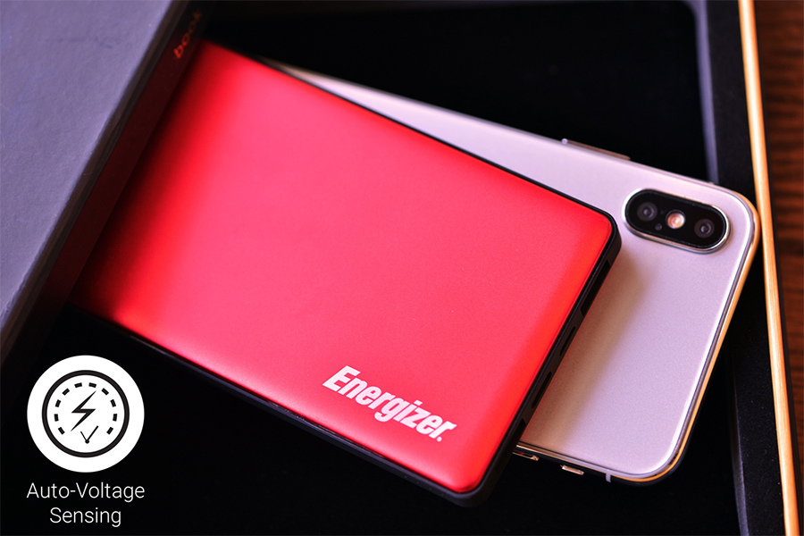 Pin Sạc Dự Phòng Energizer 15.000mAh QC 3.0 UE15002CQRD Limited Edition (Đỏ) - Hàng Chính Hãng