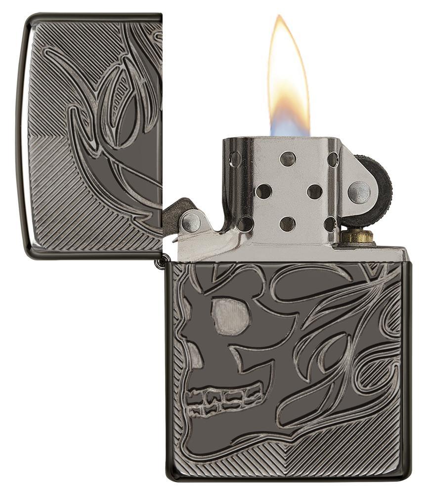 Zippo-Deep-Carved-Flaming-Skull-29230-3