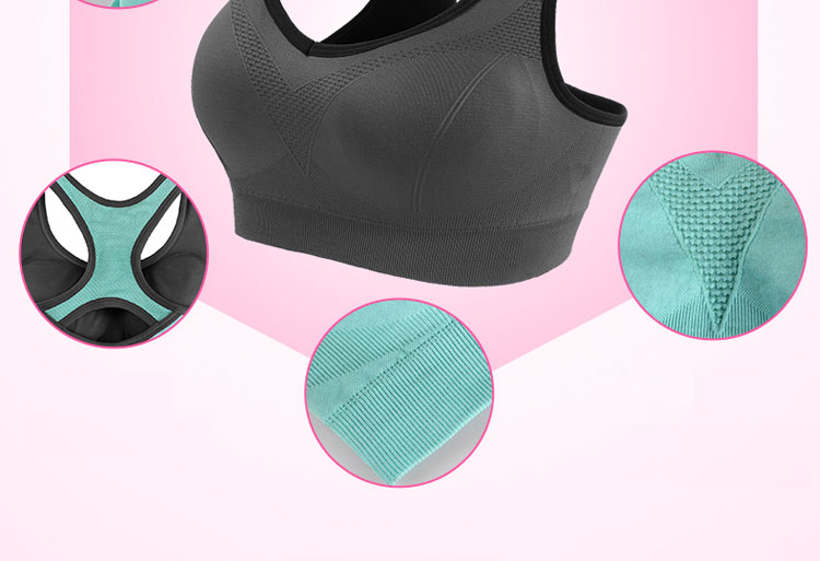BEJIROG Women's Padded Sports Bra