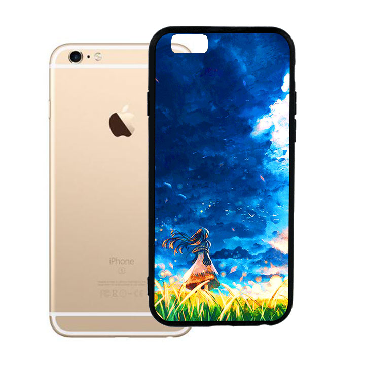 Ốp lưng viền TPU cao cấp cho Iphone 6 Plus - Little Girl