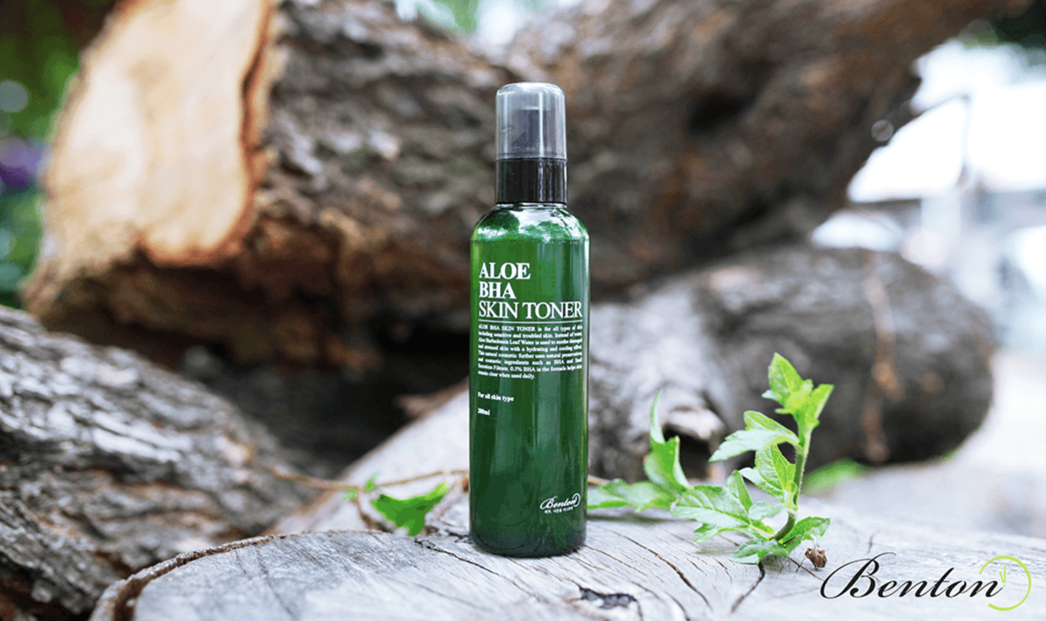 Nước hoa hồng cân bằng da chiết xuất lô hội Benton Aloe BHA Skin Toner 200ml