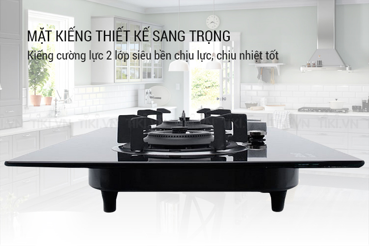 Bếp Gas Đôi Âm Alpha Ag-16f (Đen)