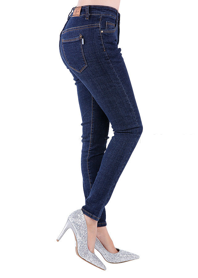 Quần Jean Kinny Xanh Đen Co Giãn JD021